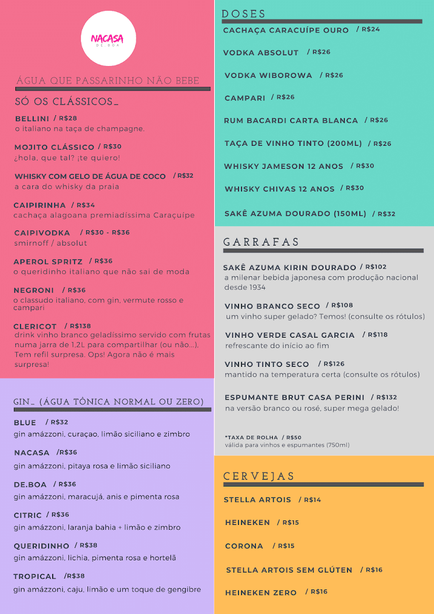 Menu - Nacasa De.boa photo 2