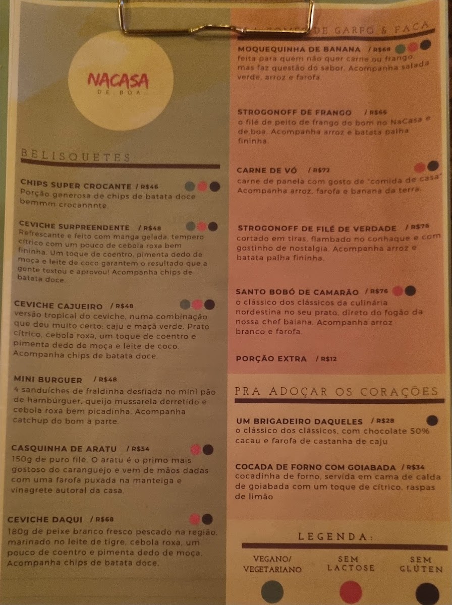 Menu - Nacasa De.boa photo 8
